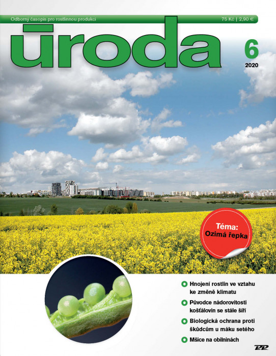 Obálka titulu Úroda/Rostlinolékař - vydání č. 6/2020