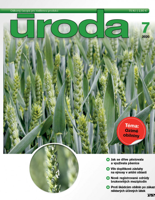 Obálka titulu Úroda/Rostlinolékař - vydání č. 7/2020