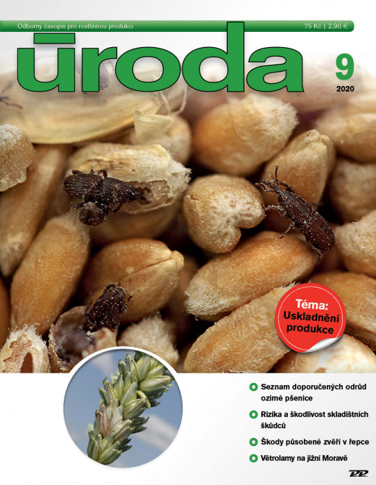 Obálka titulu Úroda/Rostlinolékař - vydání č. 9/2020