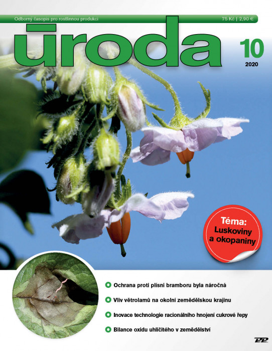 Obálka titulu Úroda/Rostlinolékař - vydání č. 10/2020