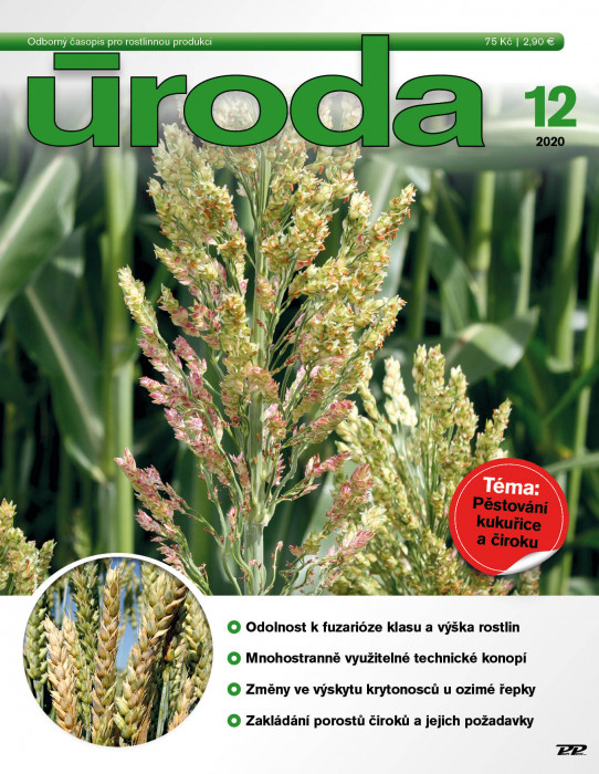 Obálka titulu Úroda/Rostlinolékař - vydání č. 12/2020