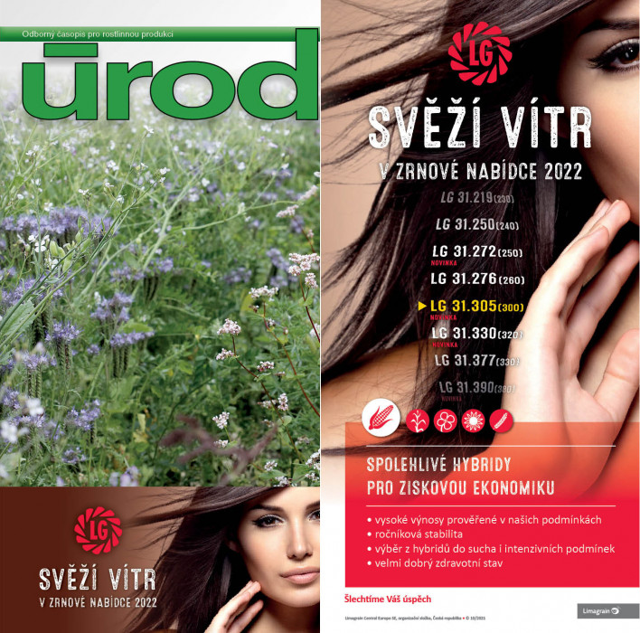 Obálka titulu Úroda/Rostlinolékař - vydání č. 11/2021