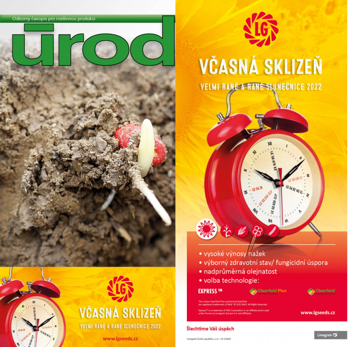Obálka titulu Úroda/Rostlinolékař - vydání č. 1/2022