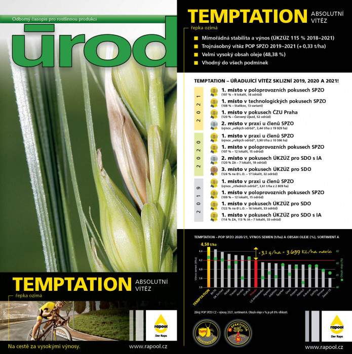 Obálka titulu Úroda/Rostlinolékař - vydání č. 5/2022