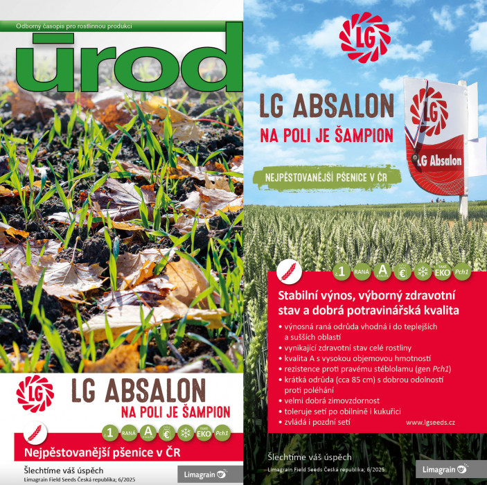 Obálka titulu Úroda/Rostlinolékař - vydání č. 8/2025