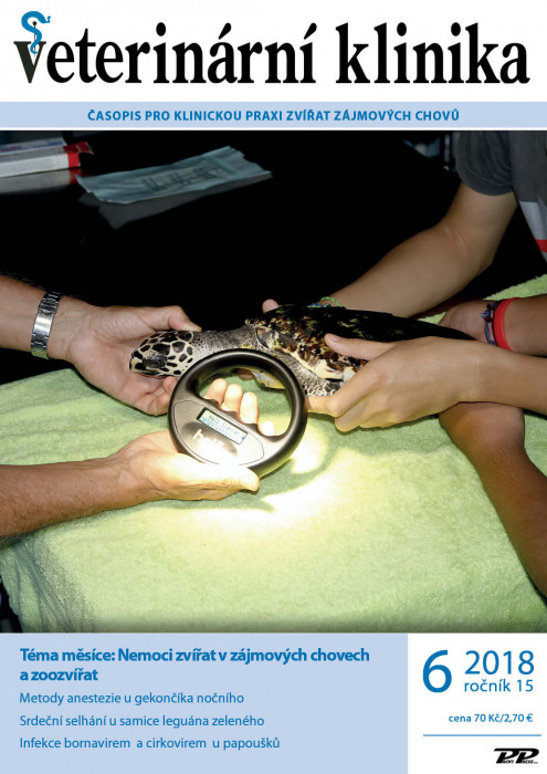 Obálka titulu Veterinární klinika - vydání č. 6/2018