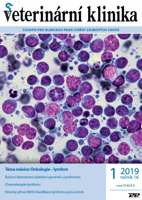 Obálka titulu Veterinární klinika - vydání č. 1/2019