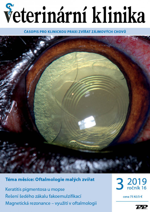 Obálka titulu Veterinární klinika - vydání č. 3/2019