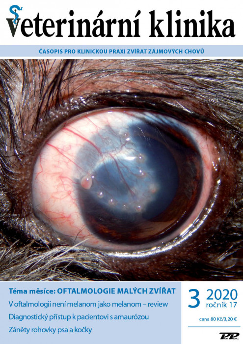 Obálka titulu Veterinární klinika - vydání č. 3/2020