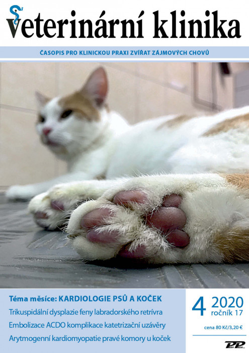 Obálka titulu Veterinární klinika - vydání č. 4/2020