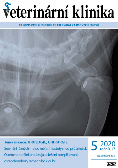 Obálka titulu Veterinární klinika - vydání č. 5/2020