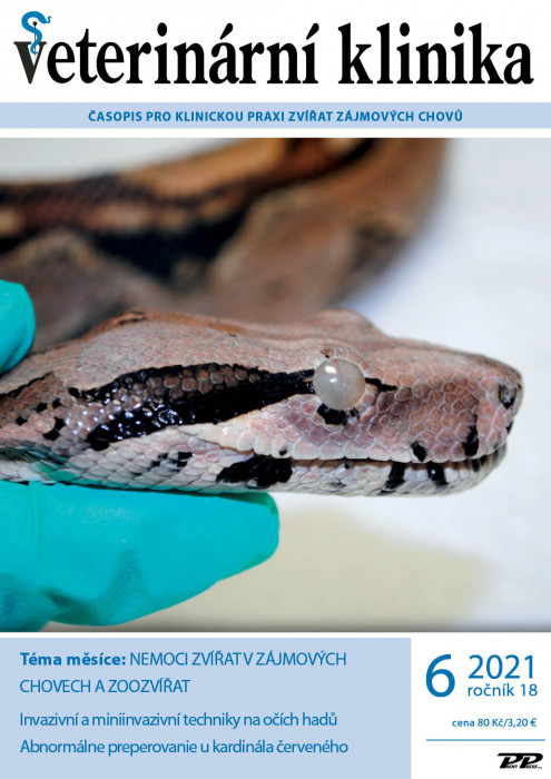 Obálka titulu Veterinární klinika - vydání č. 6/2021
