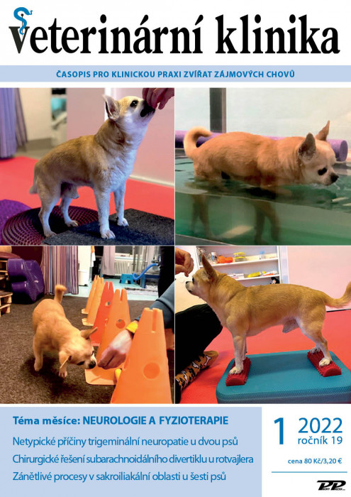 Obálka titulu Veterinární klinika - vydání č. 1/2022