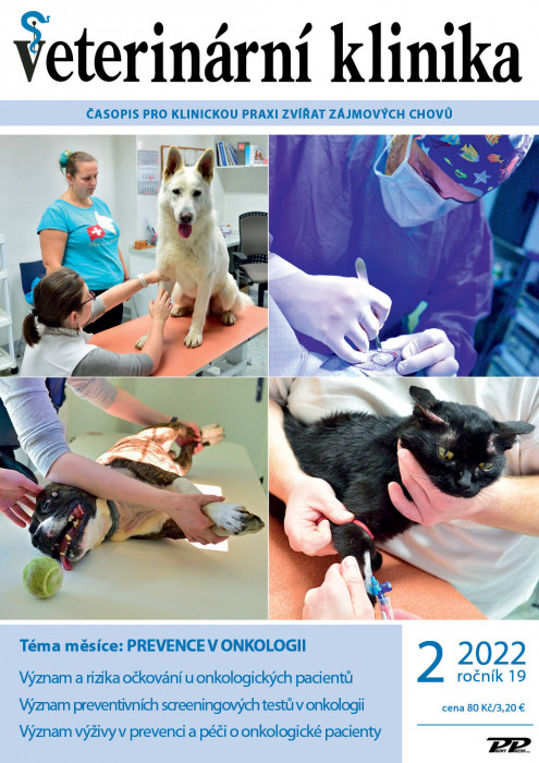 Obálka titulu Veterinární klinika - vydání č. 2/2022