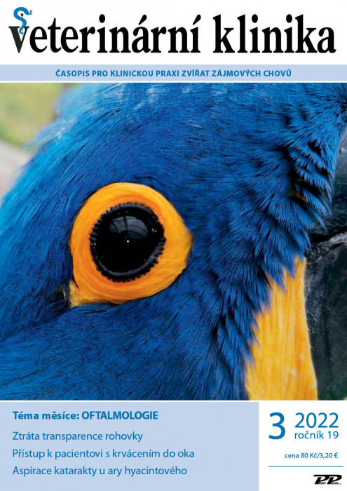 Obálka titulu Veterinární klinika - vydání č. 3/2022