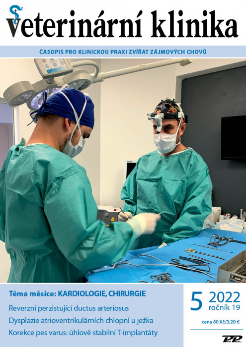 Obálka titulu Veterinární klinika - vydání č. 5/2022