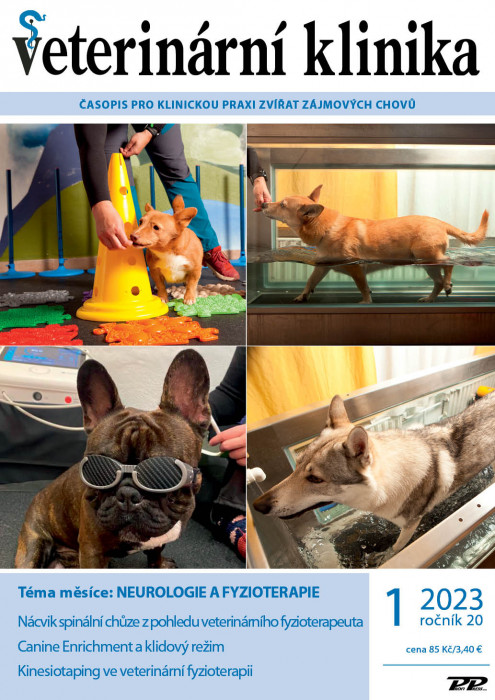 Obálka titulu Veterinární klinika - vydání č. 1/2023