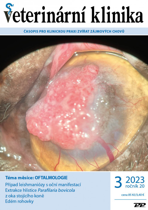 Obálka titulu Veterinární klinika - vydání č. 3/2023