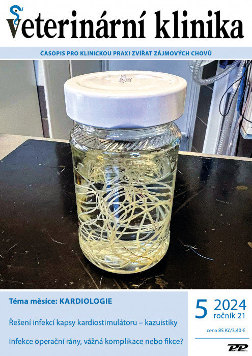 Obálka titulu Veterinární klinika - vydání č. 5/2024