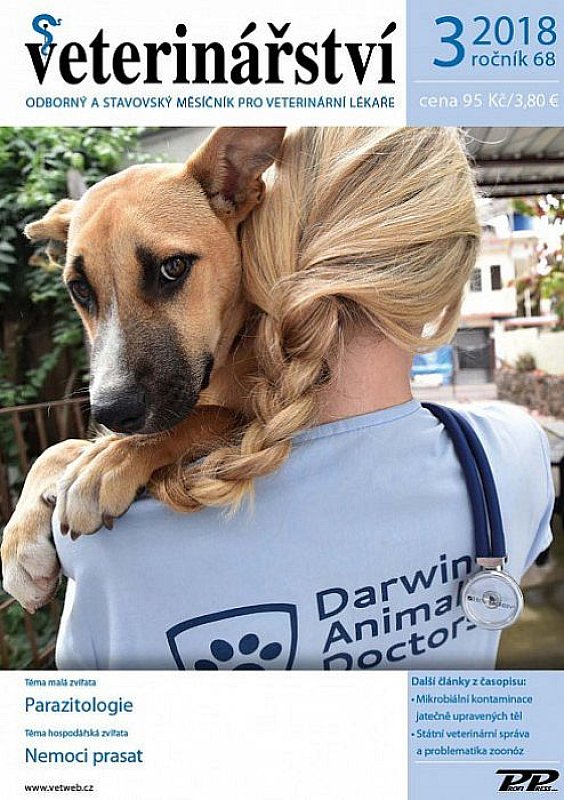 Obálka titulu Veterinářství - vydání č. 3/2018