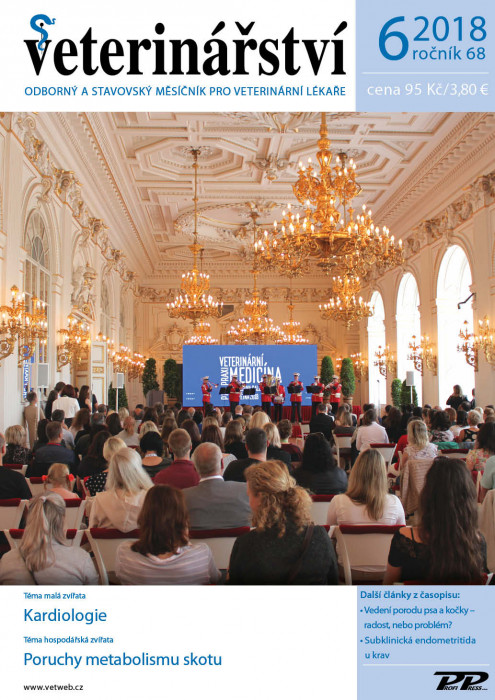 Obálka titulu Veterinářství - vydání č. 6/2018