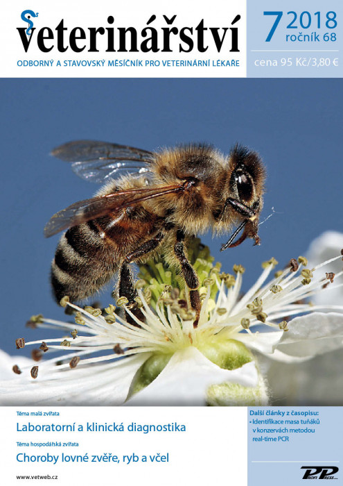 Obálka titulu Veterinářství - vydání č. 7/2018