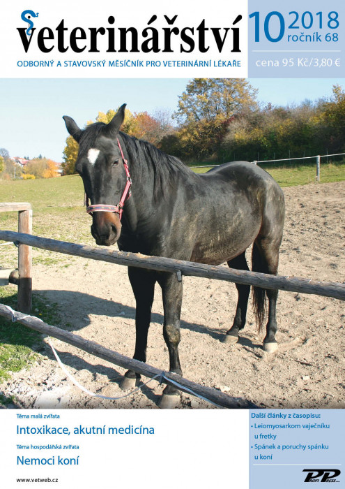 Obálka titulu Veterinářství - vydání č. 10/2018