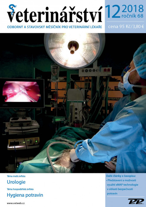 Obálka titulu Veterinářství - vydání č. 12/2018