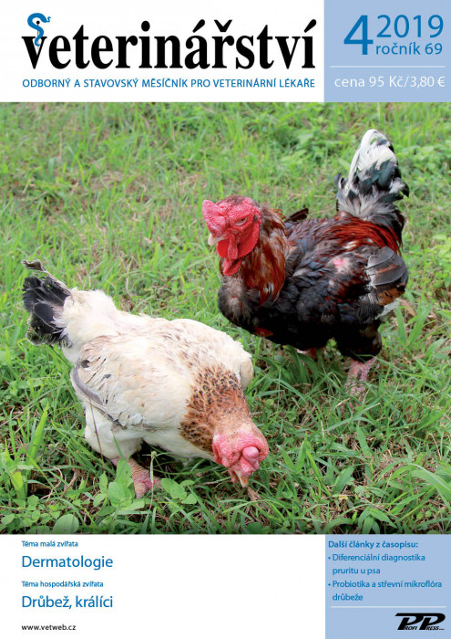 Obálka titulu Veterinářství - vydání č. 4/2019