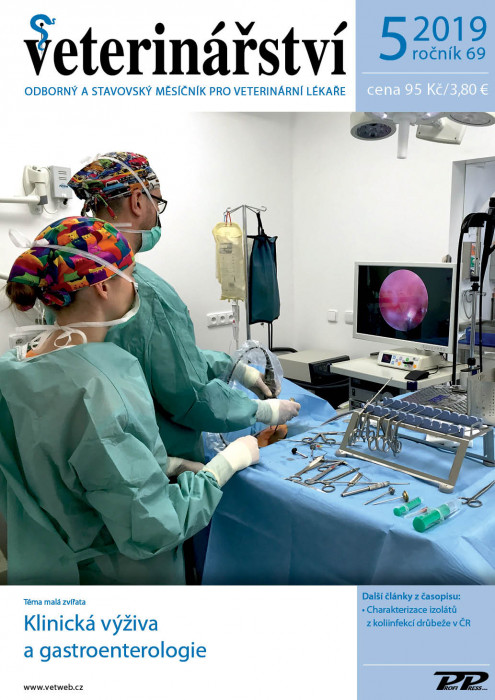 Obálka titulu Veterinářství - vydání č. 5/2019