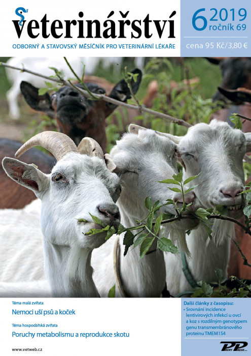 Obálka titulu Veterinářství - vydání č. 6/2019