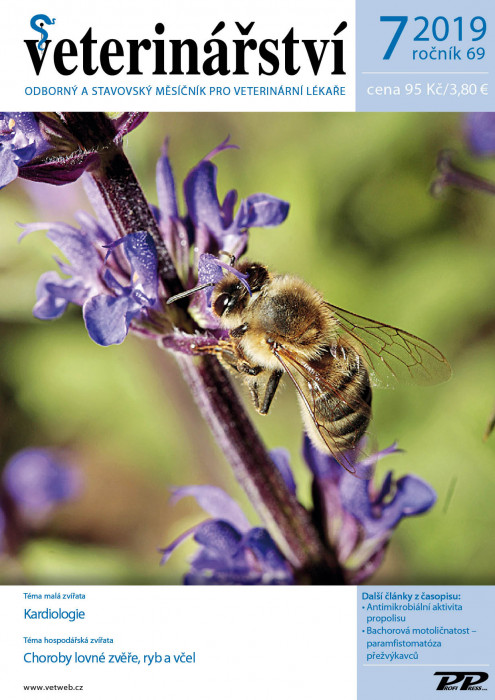 Obálka titulu Veterinářství - vydání č. 7/2019