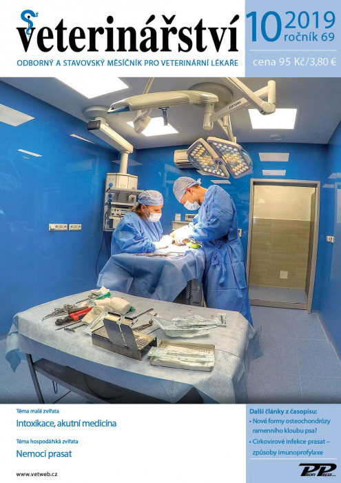 Obálka titulu Veterinářství - vydání č. 10/2019