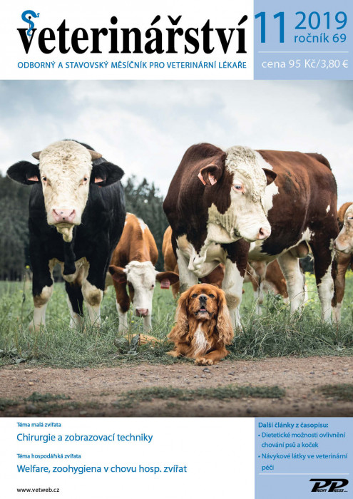 Obálka titulu Veterinářství - vydání č. 11/2019
