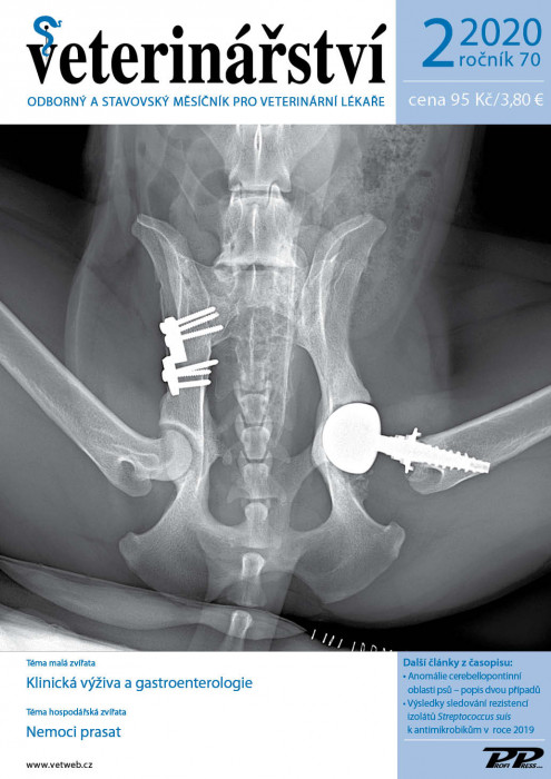 Obálka titulu Veterinářství - vydání č. 2/2020