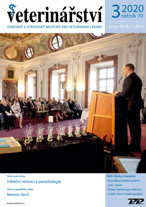 Obálka titulu Veterinářství - vydání č. 3/2020