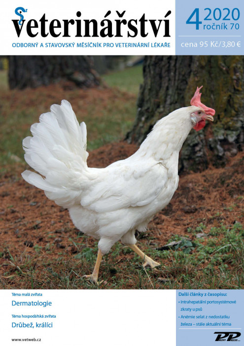 Obálka titulu Veterinářství - vydání č. 4/2020