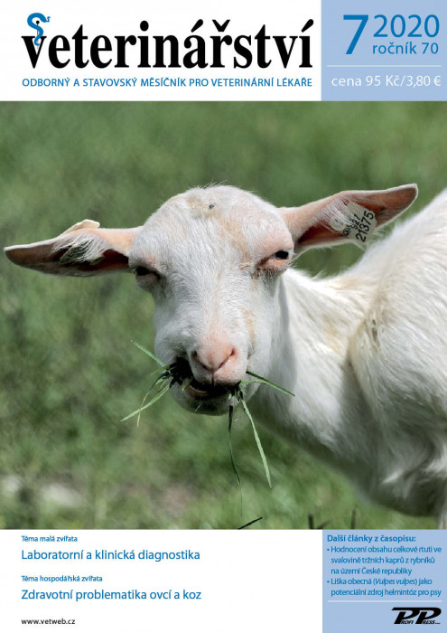 Obálka titulu Veterinářství - vydání č. 7/2020