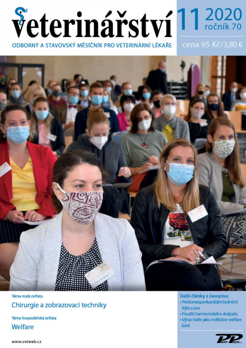 Obálka titulu Veterinářství - vydání č. 11/2020