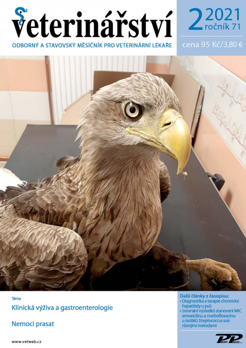 Obálka titulu Veterinářství - vydání č. 2/2021
