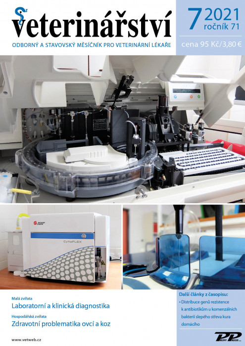 Obálka titulu Veterinářství - vydání č. 7/2021