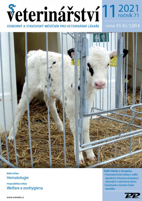 Obálka titulu Veterinářství - vydání č. 11/2021