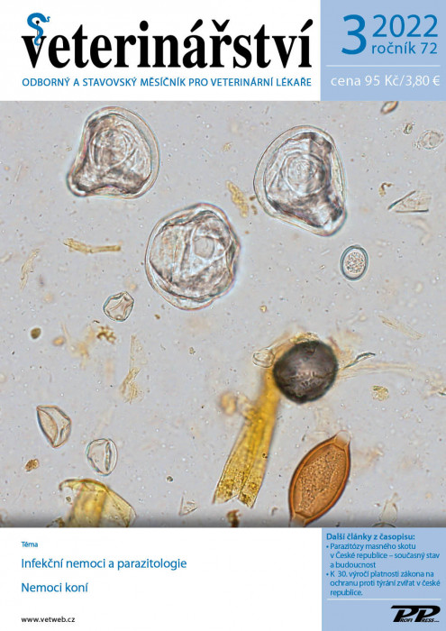 Obálka titulu Veterinářství - vydání č. 3/2022