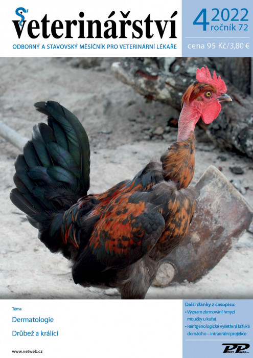 Obálka titulu Veterinářství - vydání č. 4/2022