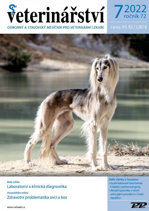 Obálka titulu Veterinářství - vydání č. 7/2022