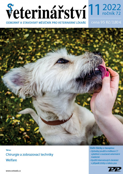 Obálka titulu Veterinářství - vydání č. 11/2022