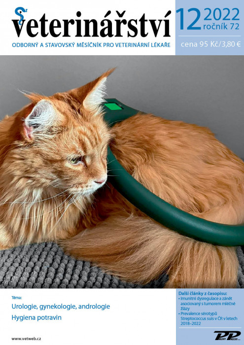 Obálka titulu Veterinářství - vydání č. 12/2022