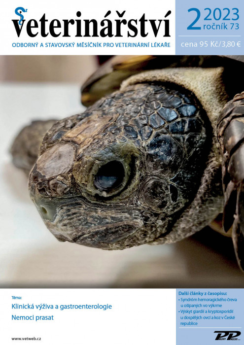 Obálka titulu Veterinářství - vydání č. 2/2023