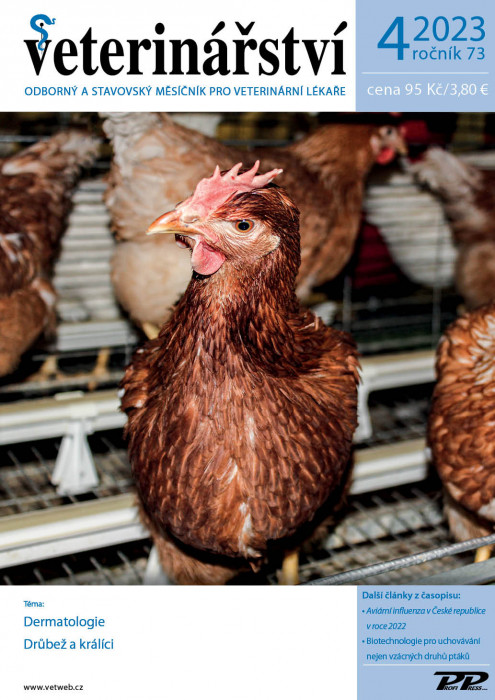 Obálka titulu Veterinářství - vydání č. 4/2023