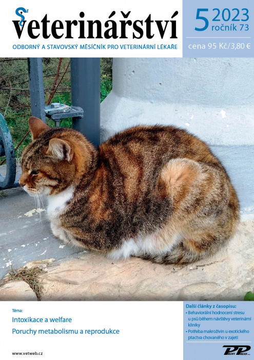 Obálka titulu Veterinářství - vydání č. 5/2023
